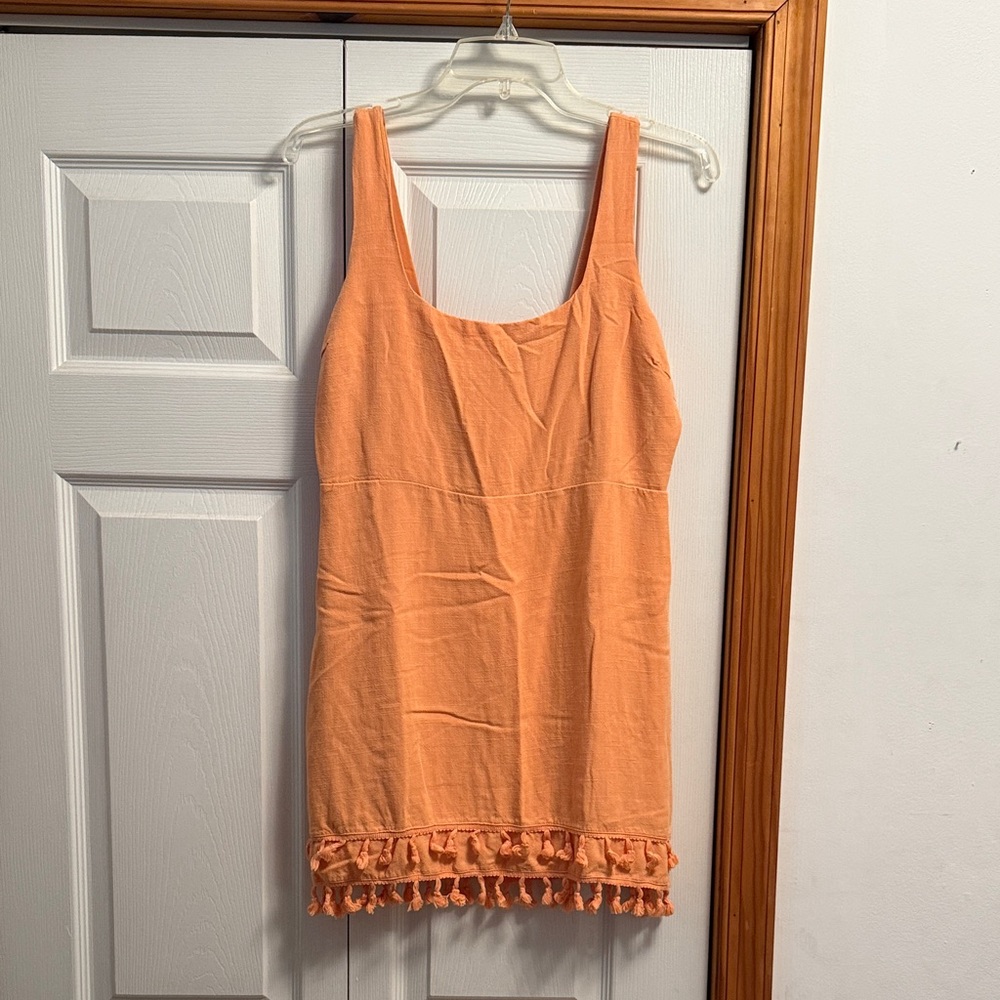 Lulu's Vibrant Orange Dress